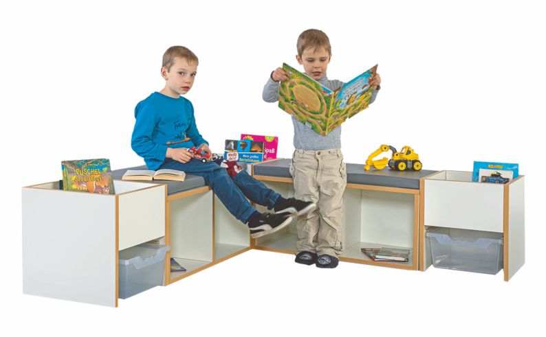 Leseinsel Ecke, Sitzhöhe 35 cm
